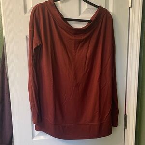 Athleta TALL Off Shoulder Sweatshirt